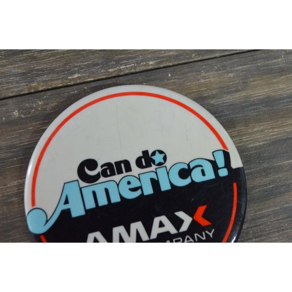 AMAX Coal Company Pin Can Do American Promo Vintage - Picture 2 of 3